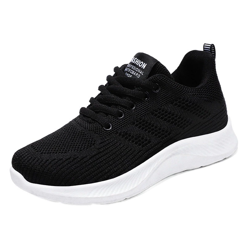 Обувь Женские повседневные кроссовки с мягкой подошвой Дышащая одиночная обувь Летающая сетчатая обувь Обувь для мам Оптовая продажа Daifa Кроссовки женские