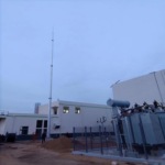 工厂避雷塔13米GH-7钢管杆避雷针抗风压.7kn/m2防腐措施热镀锌防