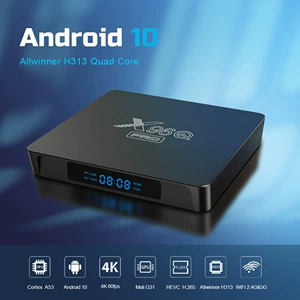 Телевизионная приставка x96q pro Allwinner H313 Android 10 2G/16G 4K HD сетевая приставка TVBO
