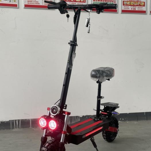 Diàndòngchē Wholesale 11-inch Electric Scooter Standing Adult Scooter Foldable (Auto Parts and Accessories) - standard-black