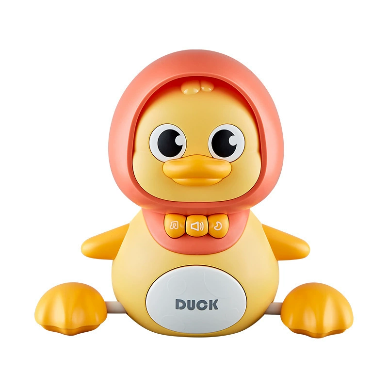 Electric yellow duck for crawling, toy, (Cross-border trading)