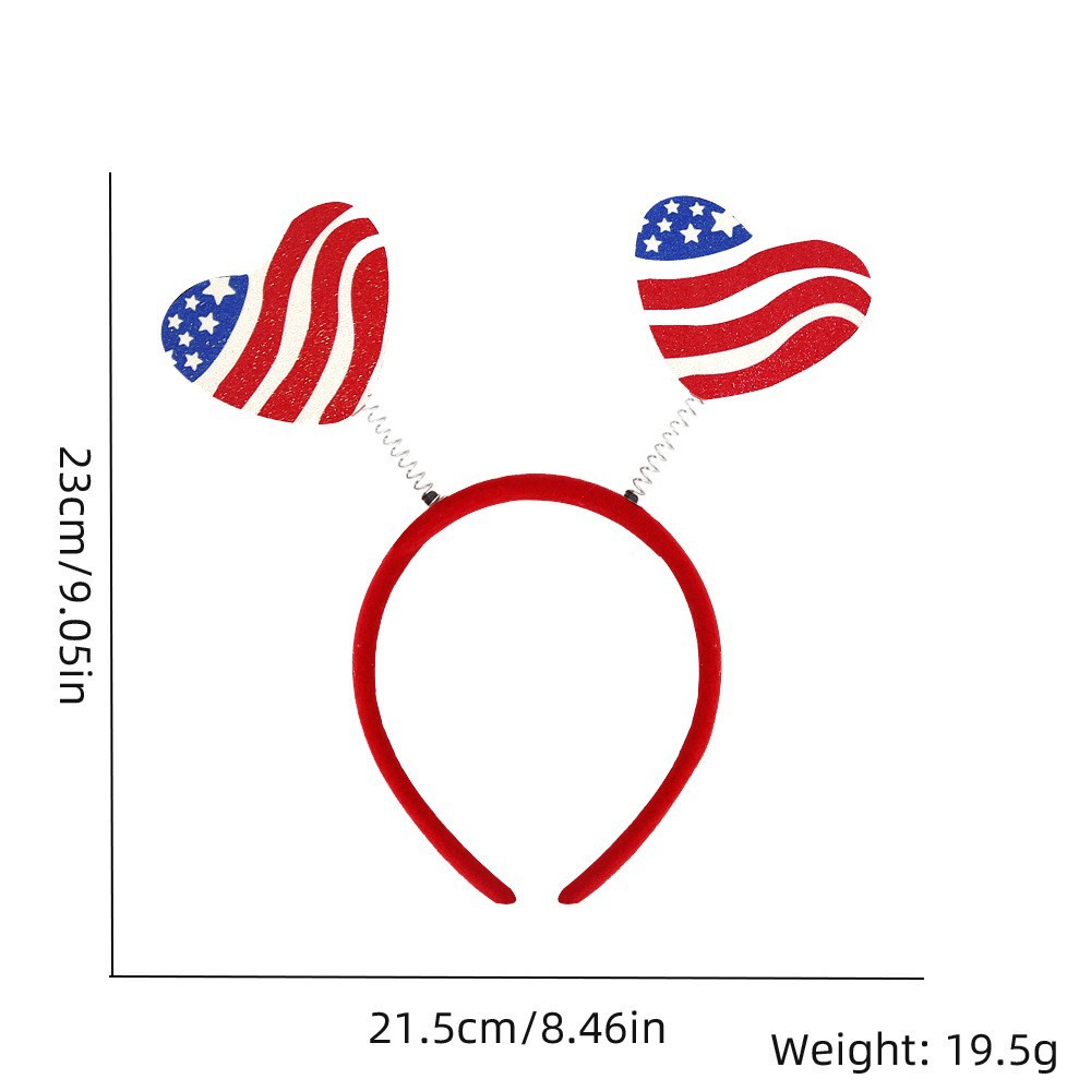 Estados Unidos, Canadá, México, decoraciones de la Copa del Mundo, fanáticos estadounidenses, bandas de pelo, porristas de fútbol, cheerleaders, bandera de Estados Unidos, cabeza