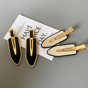 B 22447 Checkerboard No-slip Hair Clip ��P��o�۰l�A