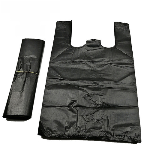 Thickened waste bag, household hand-held shoulder bag, disposable plastic bag, black plastic bag, kitchen hand-held bag