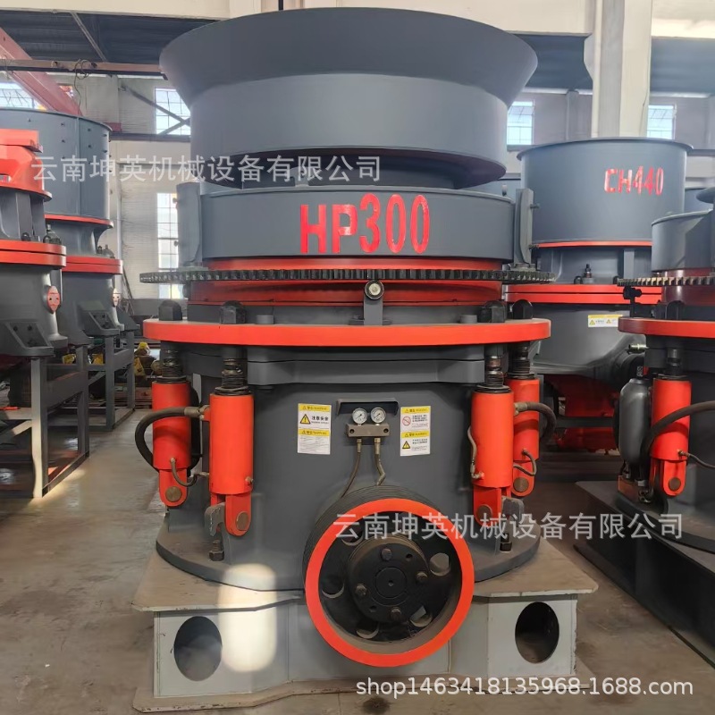 老挝水利工程砂石骨料生产线 多缸圆锥破碎机 液压圆锥粉碎设备