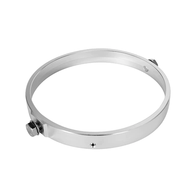 Motorcycle Led Light Wrangler Motorcycle Safety Supplies - headlight-ring-silver
