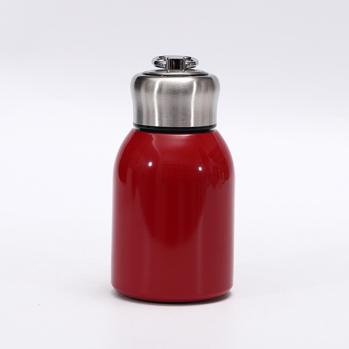 Cross-border mini lindo pequeño gordo Ding304 taza de aislamiento de acero inoxidable de doble capa vacío portátil anillo de bolsillo taza