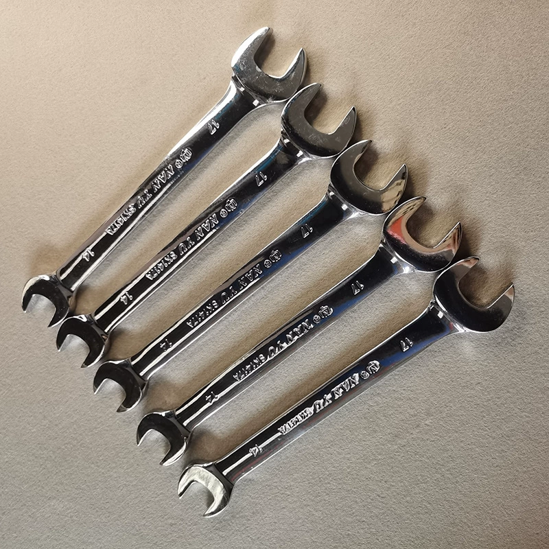 Wrench, set, European style, mirror effect