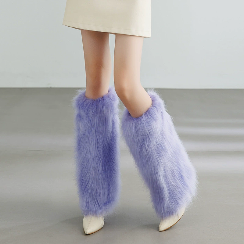 Короткие накидки под фату из искусственного меха для обуви, бархатная подкладка, универсальный размер, несколько длин (15–40 см)