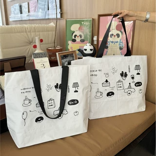 定制大容量卡通编织袋服装店大号衣服手提袋购物袋包装袋礼品袋