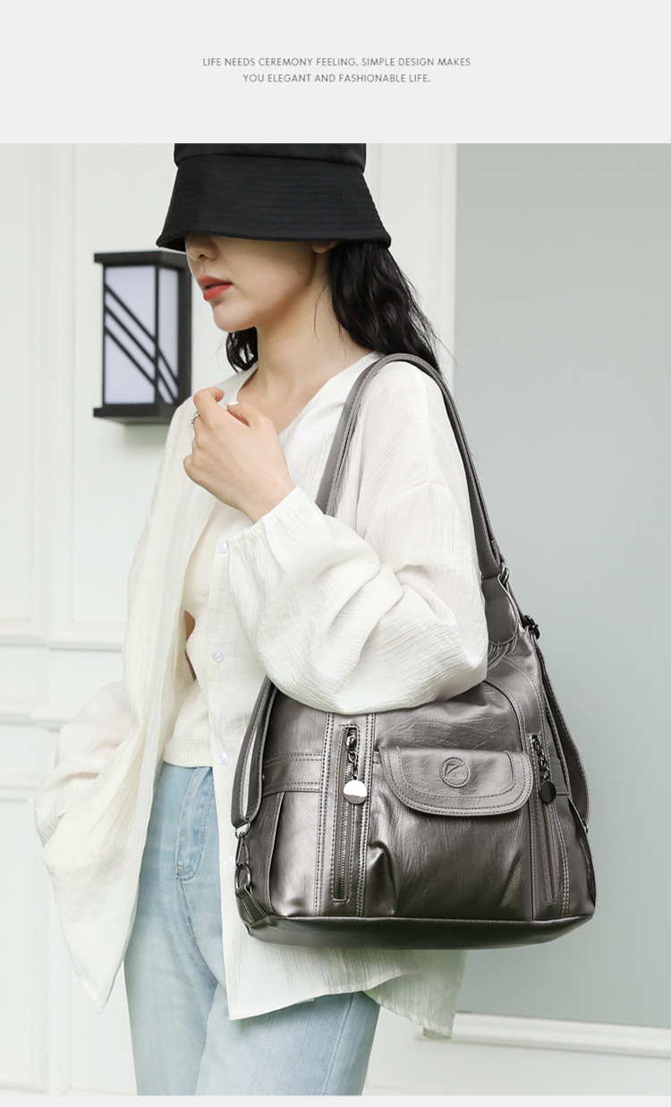 Trendy Women Shoulder Bag Large Capacity Versatile Crossbody_voghion.com