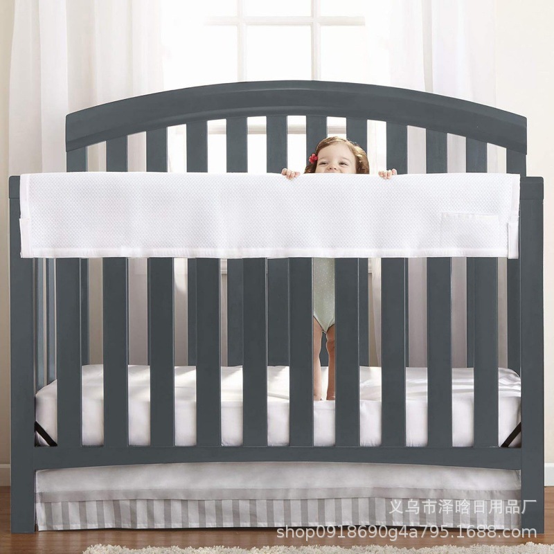 Toddler bed guardrail cushion, bed rail cushion barrier, anti-collision furniture edge protector, universal toddler bed guardrail cover