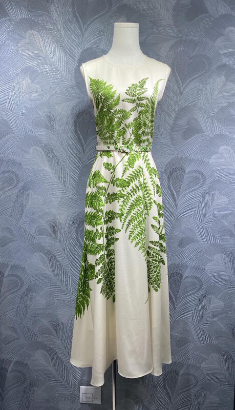 Fengyingying Foreign Trade Women's 2025 Summer New Round Neck Cotton Printed Long Vest dress in stock