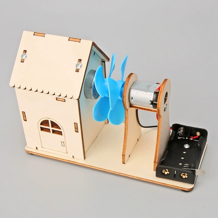 国境を越えて人気の科学教育知育玩具、木製花の手作りDIY小物製作キット、子供向け模型玩具材料パック