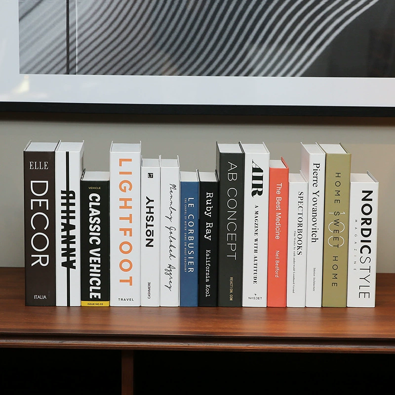 Декоративные предметы в скандинавском стиле, имитационные книги, мягкая основа для домашней и гостиничной стилизации