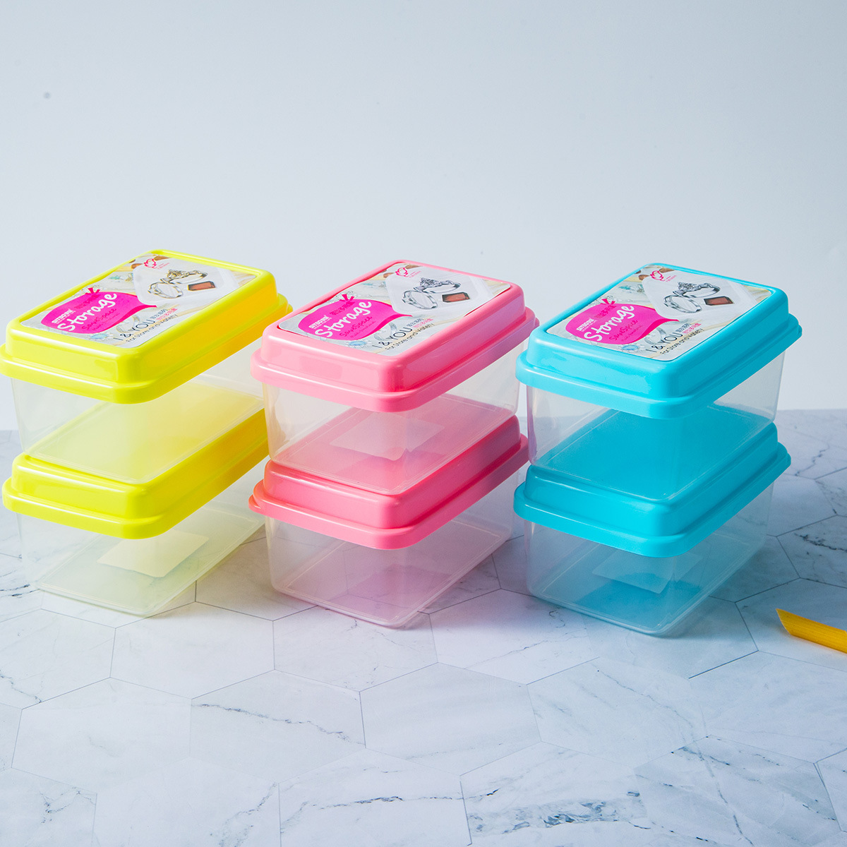 圆形多用塑料保鲜盒留样盒储物食品零食收纳盒小零件首饰盒