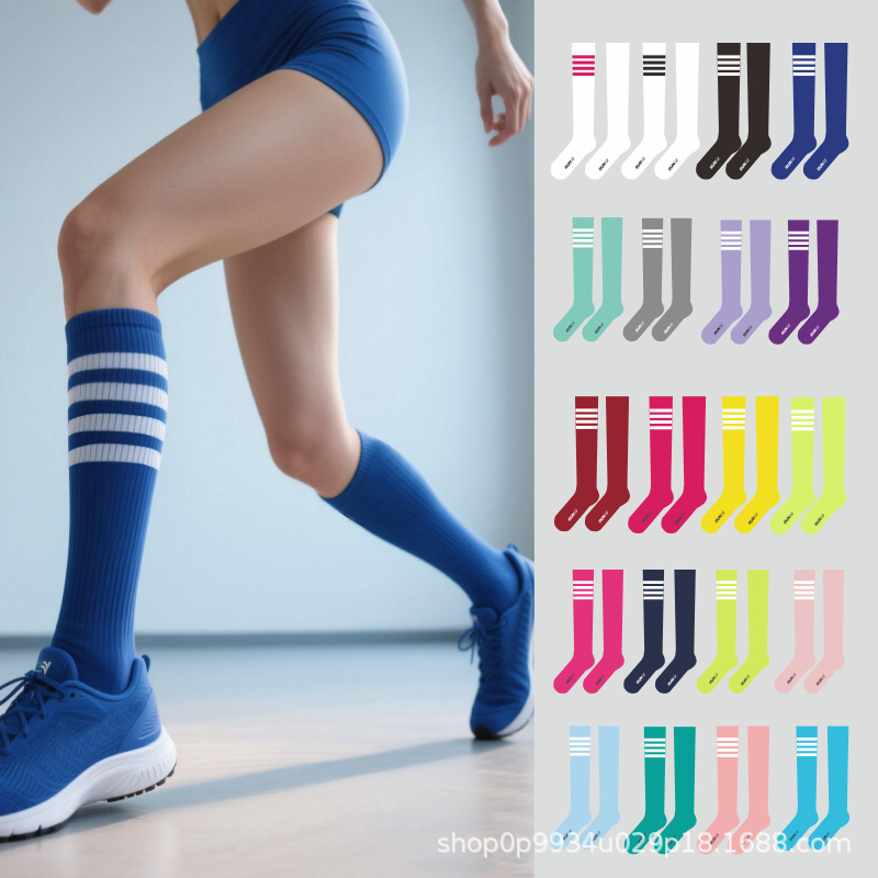New Compression Socks Sports Fitness Calf Socks Running Compression Yoga Color