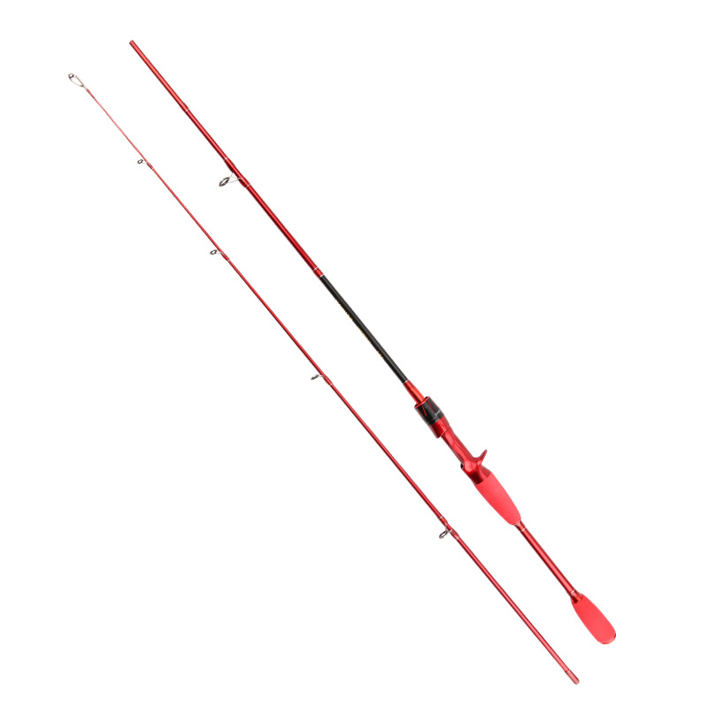 Nuevo carbono luya Rod 1,8 m-2,7 m de largo alcance varilla de lanzamiento ennegrecimiento rebordear enchufe varilla ml ajustable varilla de pesca