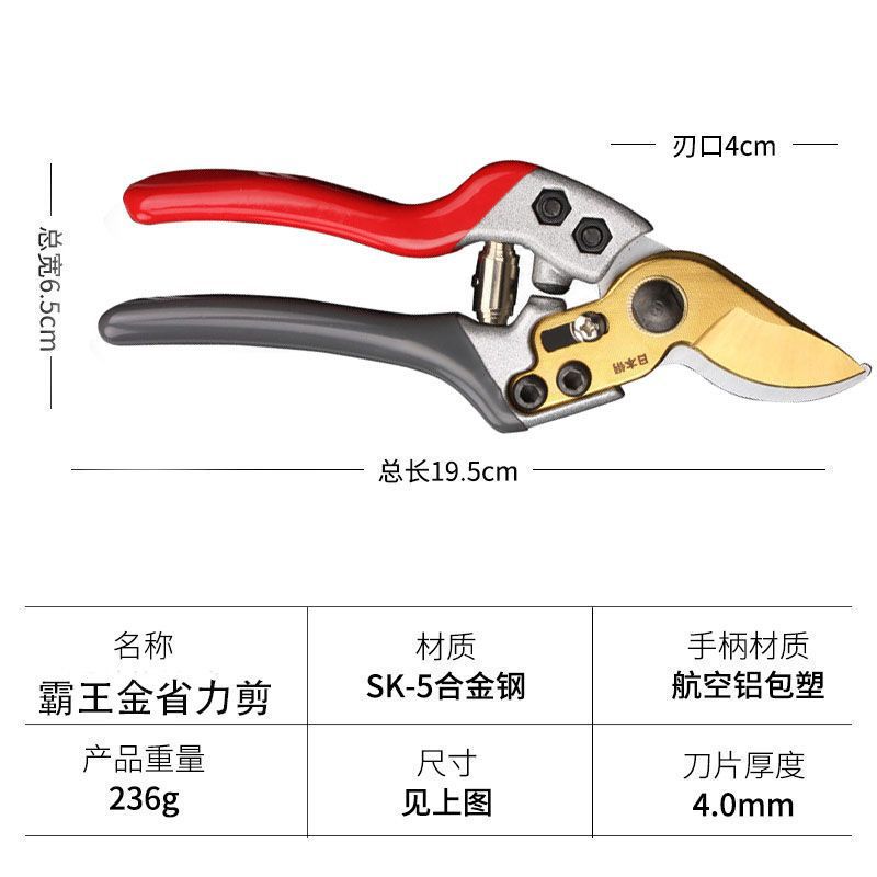Tijeras de podar, tijeras de jardinería, tijeras de cuchillo, tijeras especiales para ramas, tijeras de jardín, tijeras de corte de flores de poda de árboles frutales