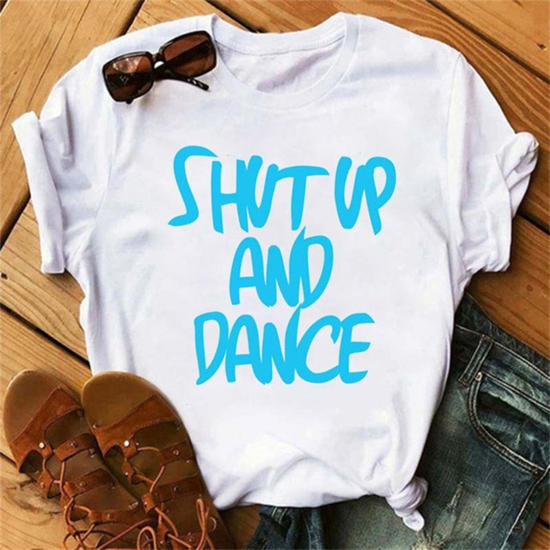 2022外国貿易zumbaプリント半袖tシャツ女装上着