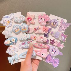 甜美亚克力Kitty发夹可爱女生高颜值一字夹百搭刘海装饰头饰发卡