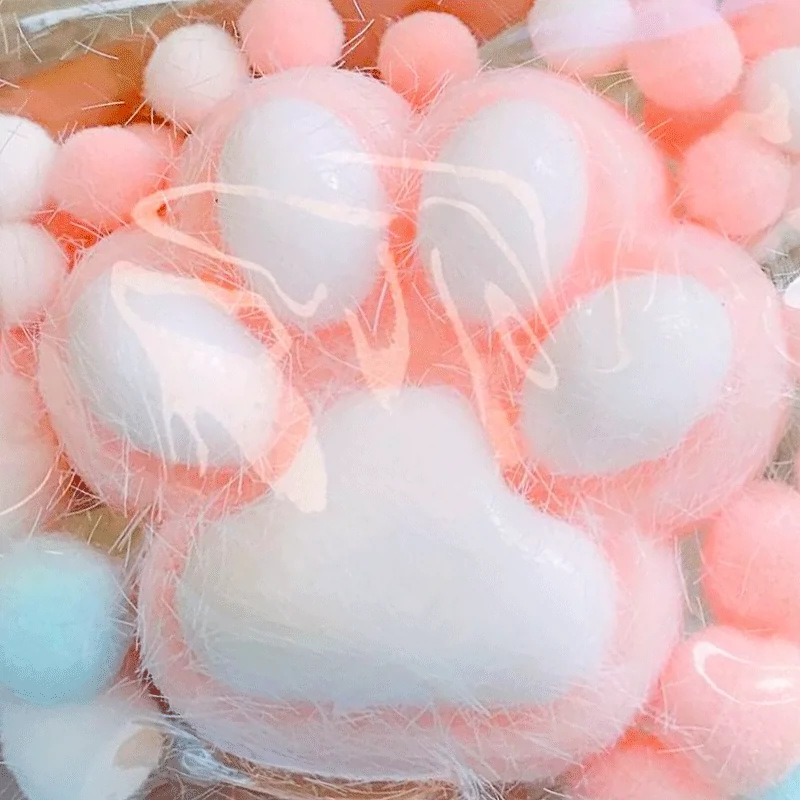 고양이 발톱 핀치 [핑크와 화이트] 슈퍼 소프트~