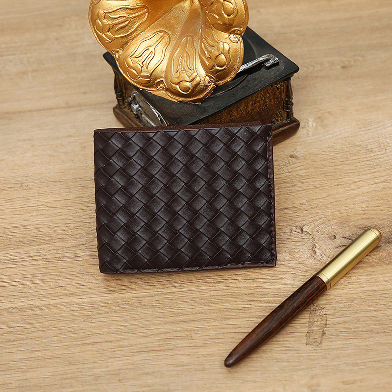Aliexpress Wallet Woven Short Wallet Youth Wallet Card Holder Wallet Multi-Functional Horizontal Men's Bag Aliexpress Wallet Woven Short Wallet Youth Wallet Card Holder Wallet Multi-Functional Horizontal Men's Bag
