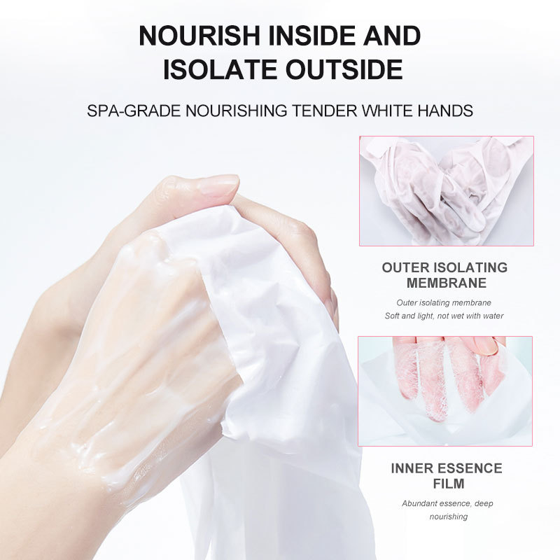 Full English Rose Hand Mask Hand Care Nourishing Moisturizing Hand Mask Cosmetics Wholesale Export