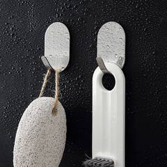 Bulk Non-piercing Fiberglass Wall Hooks for Kitchen Bathroom Door Back Wall Hanging Invisible Clothes Hooks