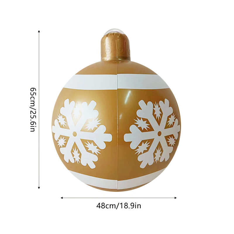 Transfronteriza nueva bola inflable de Navidad fiesta patio al aire libre 60cm bola diversión vacaciones atmósfera Decoración