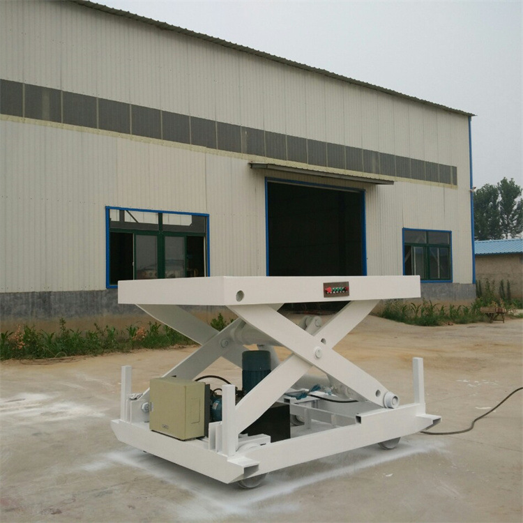 电动式升降平台 小型升降台 仓储升降机 液压升降车