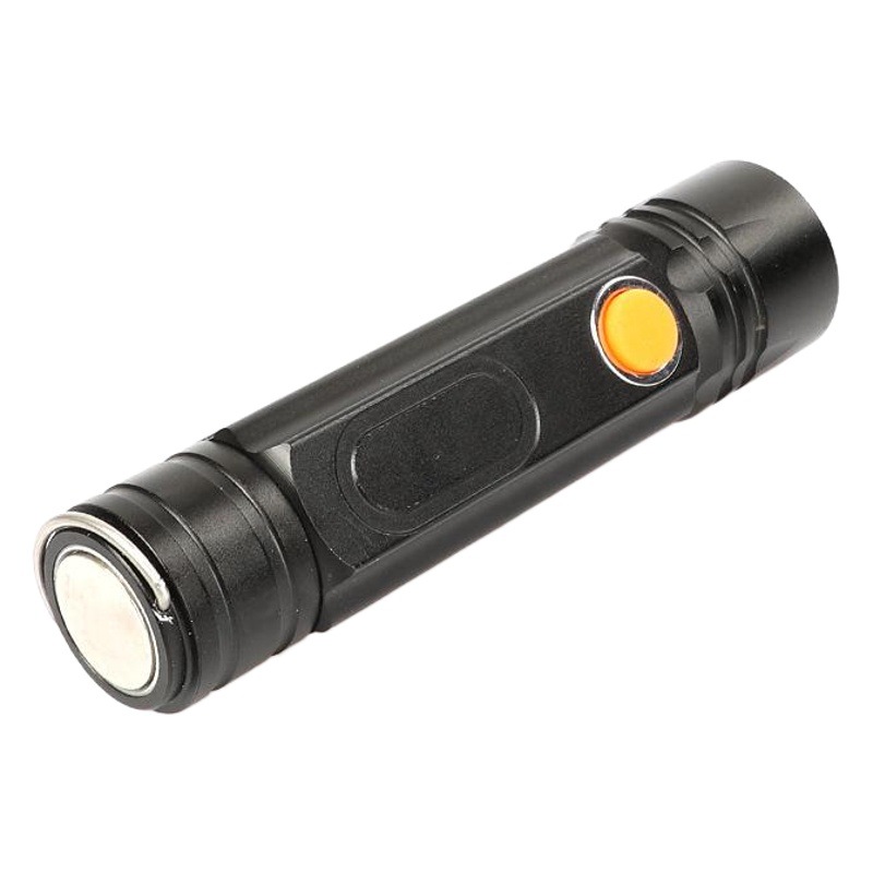 Amazon nuevo T6 fuerte luz linterna COB luz de trabajo telescópica de enfoque incorporado USB recargable iluminación LED