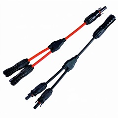 DC1500V 光伏太陽能連接器  MC4Y型三通連接器 電池板三通連接器