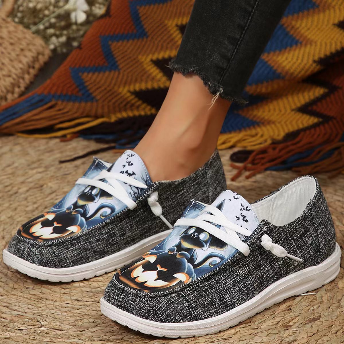 Damen-Laufschuhe, Arbeitsschuhe, Sneakers, Stoff, atmungsaktiv, Fußgewölbeunterstützung, vielseitiges Schuhwerk_voghion.com