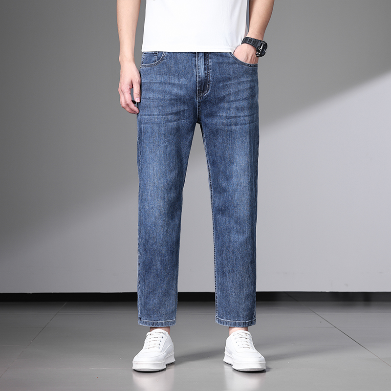 Yu 2202 blue gray (nine-point pants)
