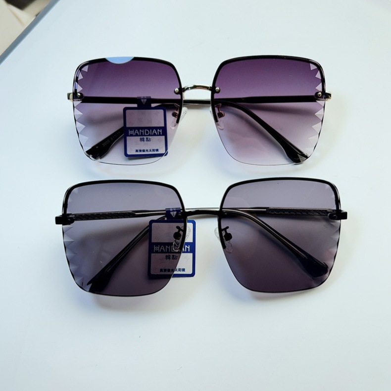 2026er Modell Metall-Nylon-Polarisierte Sonnenbrillen für Damen mit hochwertiger UV-Schutz und schmalem Gesichtseffekt, trendige Nylon-Sonnenbrillen
