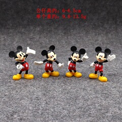 かわいいミッキーマウス迎賓鼠人形diy手作りケーキシーン装飾人形