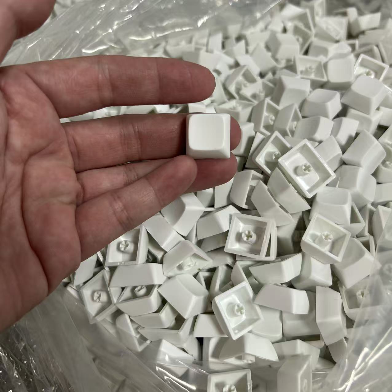 XDA keycap frosted 9.3mm height PBT material white sublimable keycap mechanical keycap opaque