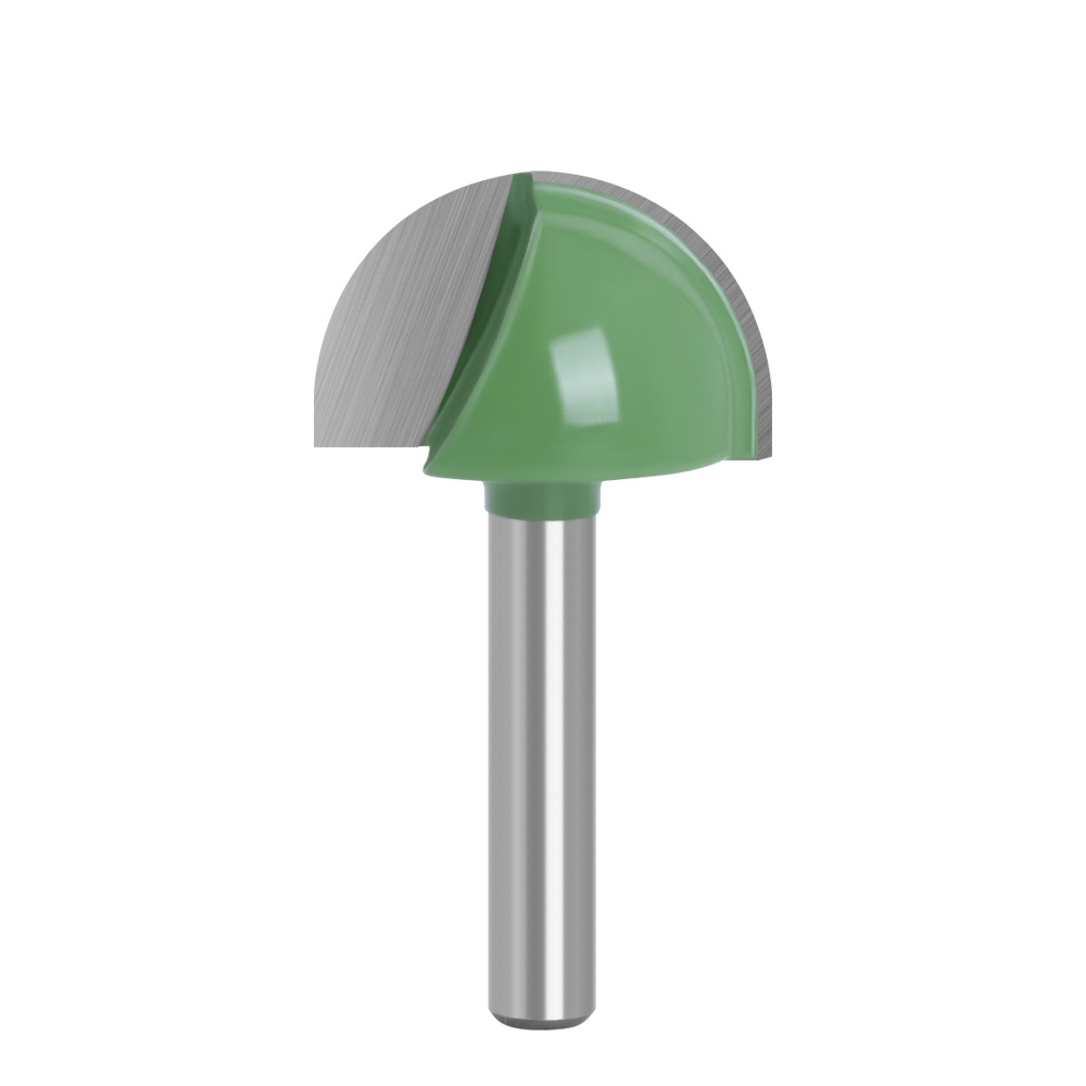 6 mango carpintería semicírculo alivio cuchillo de encaje de fondo redondo cuchillo de cabeza redonda máquina de grabado de la computadora cuchillo de bola cuchillo de la flor de carpintería cortador de fresado