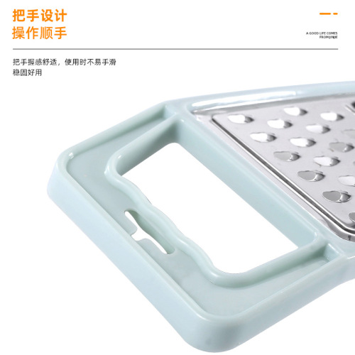 Stainless steel multi-functional shaver, three-in-one slice cutter, radish cucumber potato string cutter, fruit and vegetable cutter