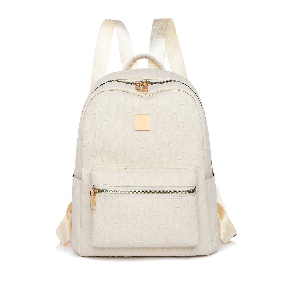 Comercio exterior al por mayor 2024 nuevas señoras PU mochila moda todo fósforo viajes de nicho bolso de mochila ligero