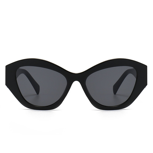 Online celebrity sunglasses wholesale oversized irregular personality glasses women's European and American cross-border wide-leg UV protection sunglasses men's