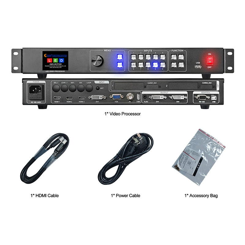 LED full color video processor display controller MVP500 picture-in-picture 4K processing