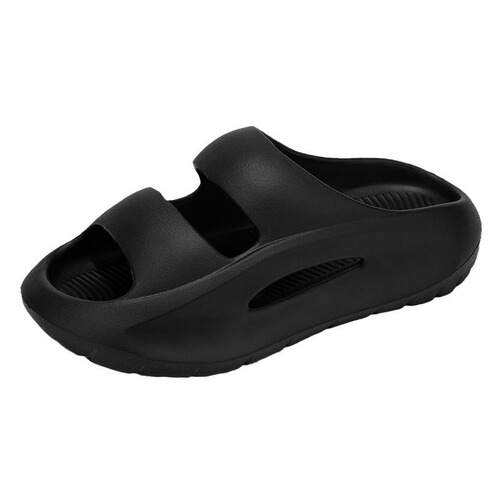 One word slipper for men in summer, non-slip and soft sole beach sandals for men, outdoor poop movement, coconut slippers, height-increasing.