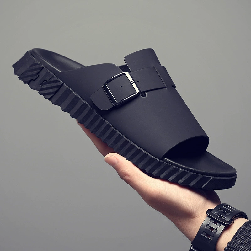 Summer slippers, men's non-slip beach beach footwear to go out, soft sole