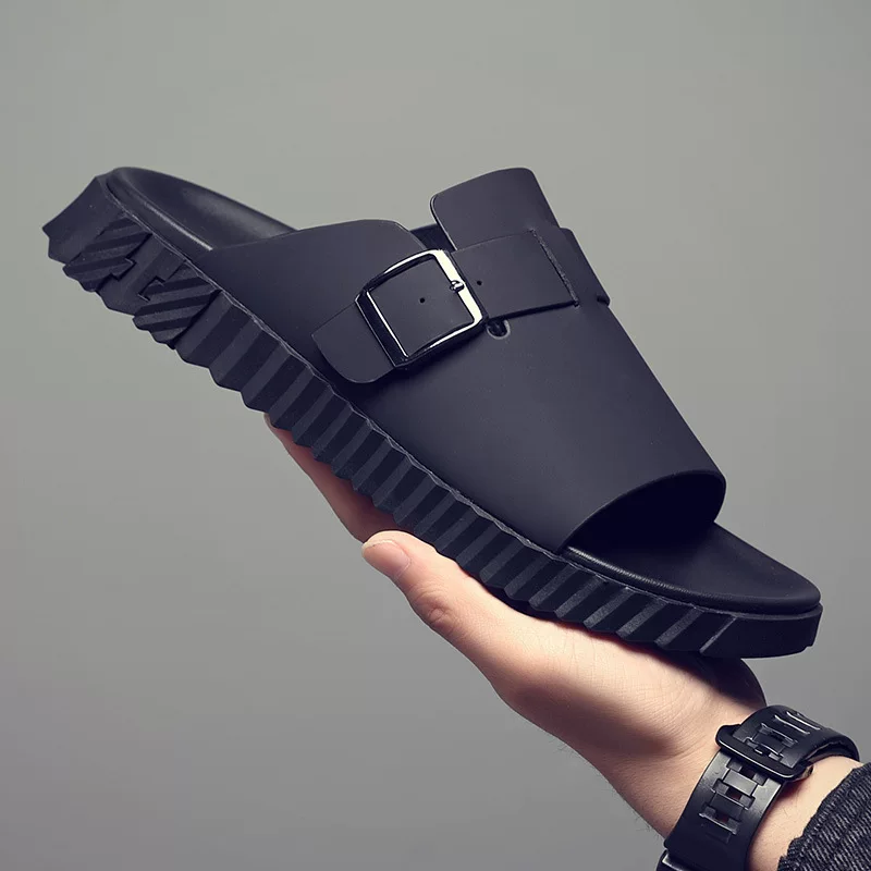 Summer slippers, men's non-slip beach beach footwear to go out, soft sole