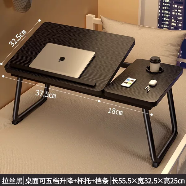Liftable Desktop Bed Small Table Folding Desk Laptop Computer Bedroom Lazy Dormitory Learning Wooden Table Board
