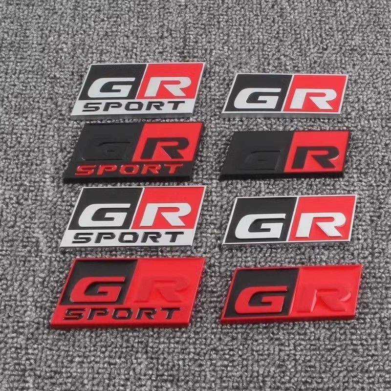 トヨタ改造ステッカー GR GRSPORT GR MN メタルステッカー リアステッカー テールステッカーに適しています。|undefined