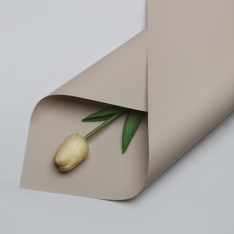 Estilo coreano primer amor color sólido papel ouya mañana niebla mate impermeable papel mate ramo de flores translúcidas papel de embalaje al por mayor