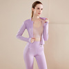 new pattern Tight fitting Show thin outdoors motion run train Bodybuilding suit ventilation Quick drying Hip Paige Yoga suit